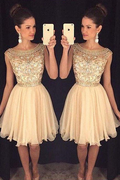 Lift Noisette beaded See through Sexy homecoming prom dresses,SVD551