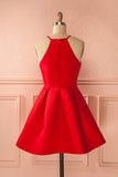 Short Straps Red Prom Dresses,Cheap Homecoming Dress for Girls,SH15