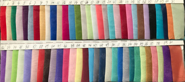 Simidress.com Organza color board