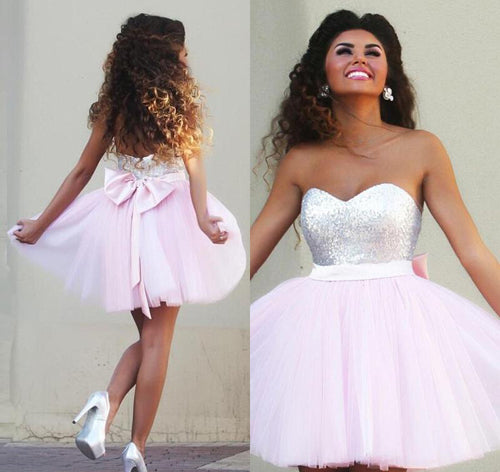 Sparkly Sweetheart Cute Casual Graduation Dress Homecoming Dresses, SH335 Simidress Sparkly Sweetheart Cute Casual Graduation Dress Homecoming Dresses, SH335 Simidress