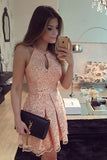 Luxury Short Prom Dress,Retro Tulle Lace Homecoming Dresses,SH55