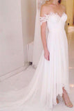 Fabulous Simple Lace Off Shoulder Wedding Dress,Lace Evening Dress, SW111