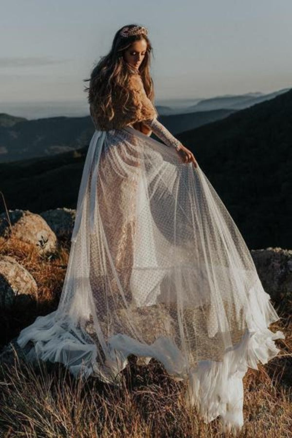 Affordable long sleeves boho wedding dress | Weddings | wedding dresses | bridal gowns | wedding gowns | wedding 2020 | lace wedding dresses | white wedding dresses | Ivory wedding dresses | mermaid wedding dresses | wedding dresses cheap | wedding party dresses | boho wedding dresses | simple wedding dresses | wedding dresses near me | wedding ideas | beach wedding dresses | wedding dresses online | Simidress
