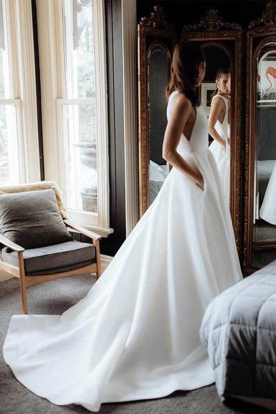 satin organza wedding dress Silk Satin Organza