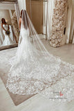 Ivory Lace Mermaid Sweetheart Wedding Dress With Open Illusion Back, SW391 | wedding dress | wedding dresses mermaid | bridal dresses | wedding gowns | lace wedding dresses | cheap wedding dresses | wedding dresses online | Simidress.com