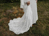 Beach wedding dresses | outdoor wedding dresses | lace wedding dresses | tulle wedding dresses | www.simidress.com
