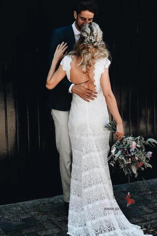 Ivory lace mermaid wedding dresses cheap | Weddings | wedding dresses | bridal gowns | wedding gowns | wedding 2020 | lace wedding dresses | white wedding dresses | Ivory wedding dresses | mermaid wedding dresses | wedding dresses cheap | wedding party dresses | boho wedding dresses | simple wedding dresses | wedding dresses near me | wedding ideas | beach wedding dresses | wedding dresses online | Simidress