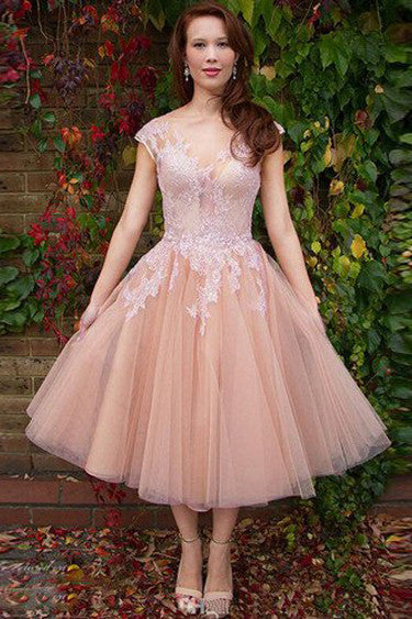 Ankle Length Homecoming Dresses,A-line Prom Dresses,Lace Prom Dresses Simidress Ankle Length Homecoming Dresses,A-line Prom Dresses,Lace Prom Dresses Simidress