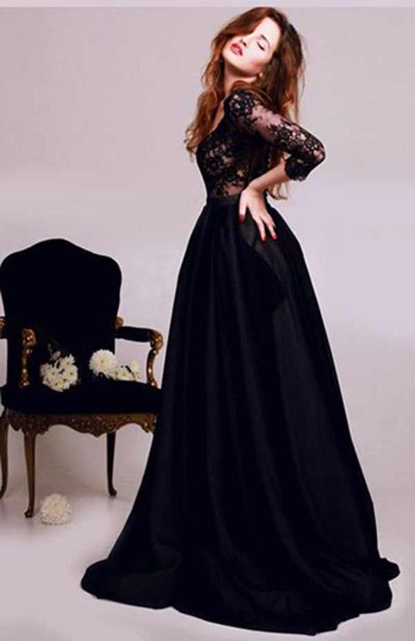 prom dresses with sleeves