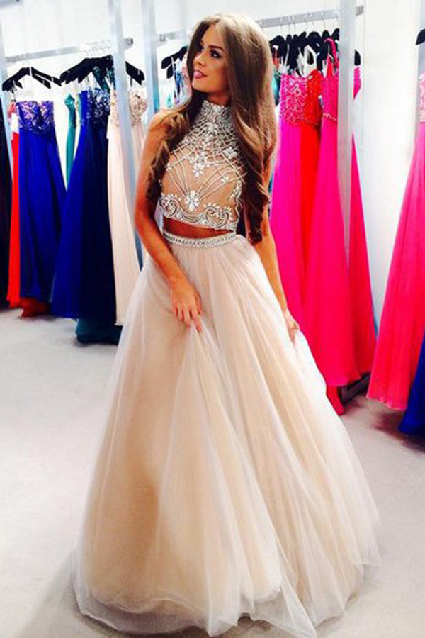 two piece prom dresses