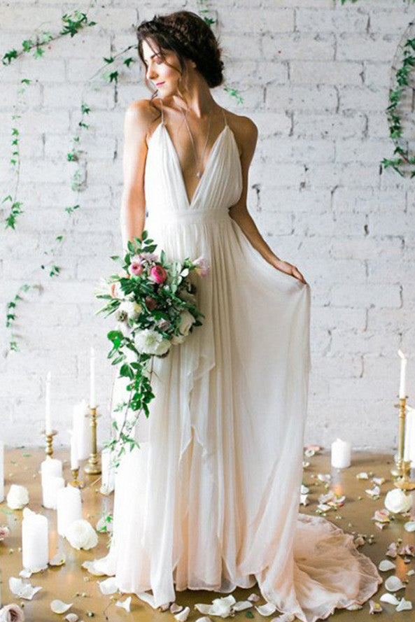 beach wedding dresses
