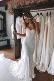 Mermaid lace wedding dresses | wedding dresses | beach wedding dresses | simidress.com