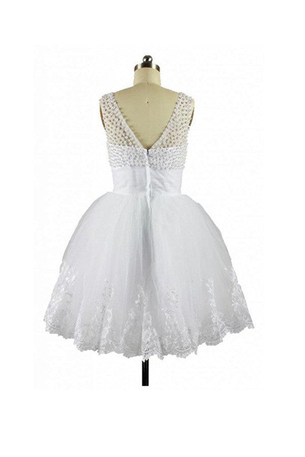 High Quality Organza Short Homecoming Dresses, Short Party Prom Dresses, SH64