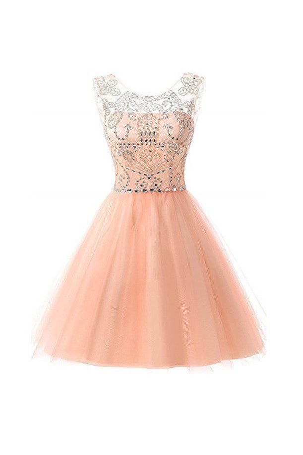 Short Lace Tulle Homecoming Dresses, Short Prom Dresses, Party Dresses
