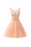 Short Lace Tulle Homecoming Dresses, Short Prom Dresses, Party Dresses