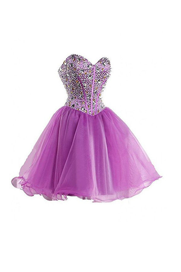 Purple Sweetheart Homecoming Dresses, Short Cocktail Dress Prom Dress Simidress Purple Sweetheart Homecoming Dresses, Short Cocktail Dress Prom Dress Simidress