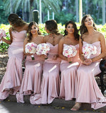 Blush Pink Mermaid Sweetheart Bridesmaid Dresses, Wedding Guest Gown, BD102 | Blush Pink bridesmaid dresses | plus size bridesmaid dresses | cheap bridesmaid dresses | Simidress.com