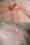 Beautiful Pink Ball Gown Long Prom Dresses, Evening Dresses With Beading, SP704 | beaded prom dresses | pink formal dresses | cheap prom dresses | www.simidress.com
