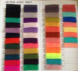 Chiffon Color Swatch of simidress.com