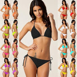 Strappy Bandages Women Plus Size Bikini with Removable Pad