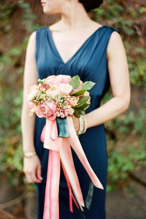 Dark Teal Green A-line V-neck Bridesmaid Dress BD120 | Simidress Dark Teal Green A-line V-neck Bridesmaid Dress BD120 | Simidress
