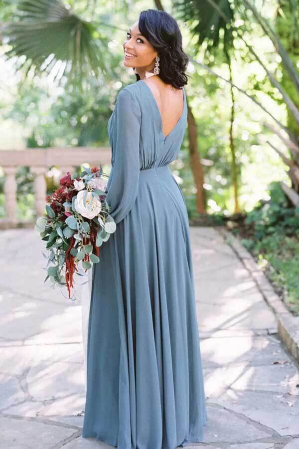 Dusty Blue Bridesmaid Dress infinity dress, periwinkle convertible Inf –  TANYA BRIDAL