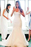 Elegant Lace Sweetheart Mermaid Wedding Dress With Train, Wedding Gown, SW482 | ivory wedding dresses | bridal outfit | wedding dresses stores | www.simidress.com