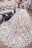 Gorgeous Ball Gown Off-the-Shoulder Lace Wedding Dresses, Bridal Gowns, SW563 | wedding dresses online | vintage wedding dresses | wedding dresses stores | simidress.com