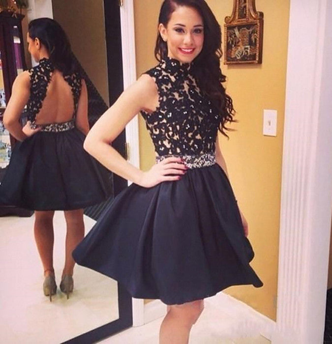 Short Prom Dresses,High Neck Evening Gowns,Backless Homecoming Dresses Simidress Short Prom Dresses,High Neck Evening Gowns,Backless Homecoming Dresses Simidress