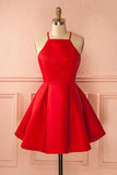 Short Straps Red Prom Dresses,Cheap Homecoming Dress for Girls,SH15