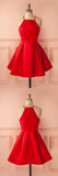 Short Straps Red Prom Dresses,Cheap Homecoming Dress for Girls,SH15