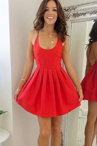 Sexy Red Short Homecoming Dresses, Short Prom Dresses,Party Dress for Girls,SH16
