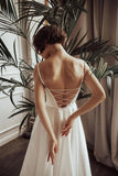 Ivory Satin A-line Sweetheart Wedding Dresses With Train, Bridal Gowns, SW541 | top wedding dresses | vintage wedding dresses | wedding gowns | simidress.com