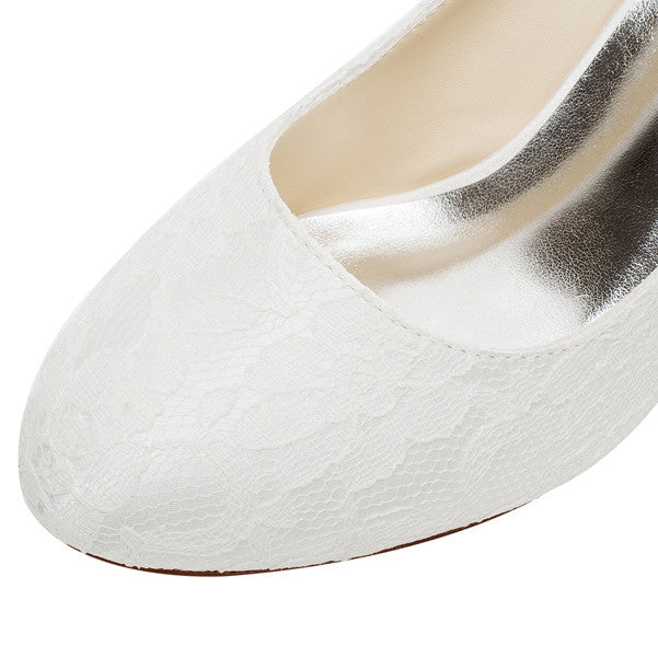 Satin Lace Stiletto Heel Peep Toe Platform Sandals With Rhinestone,Wedding Shoes, L-581