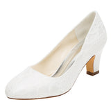 Satin Lace Stiletto Heel Peep Toe Platform Sandals With Rhinestone,Wedding Shoes, L-581