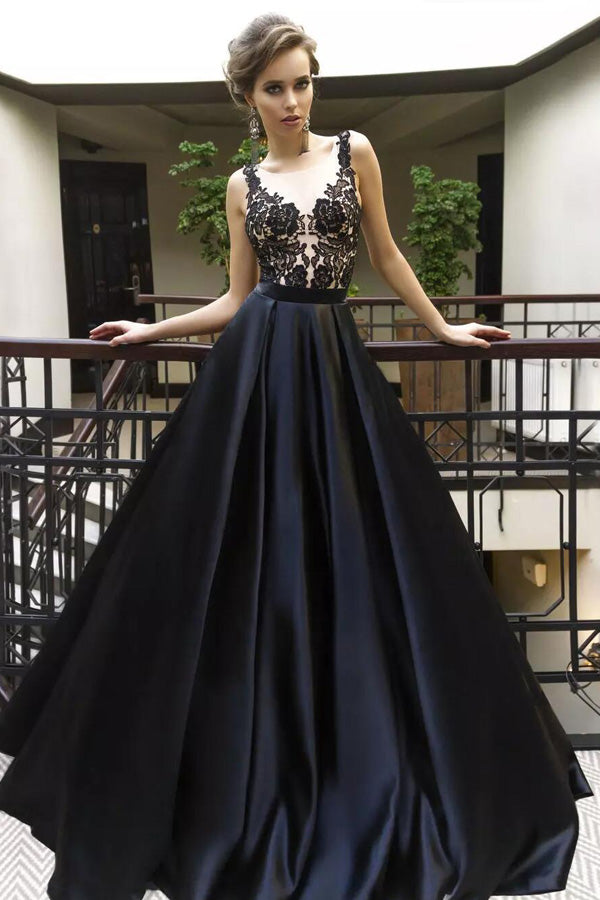 Black Prom Dress 2018,Evening Gown,Party Dress,Prom Dresses For Teens – Simidress