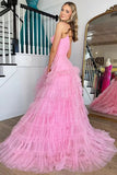 Pink long prom dresses | new arrivals prom dresses | prom dresses stores | simidress.com