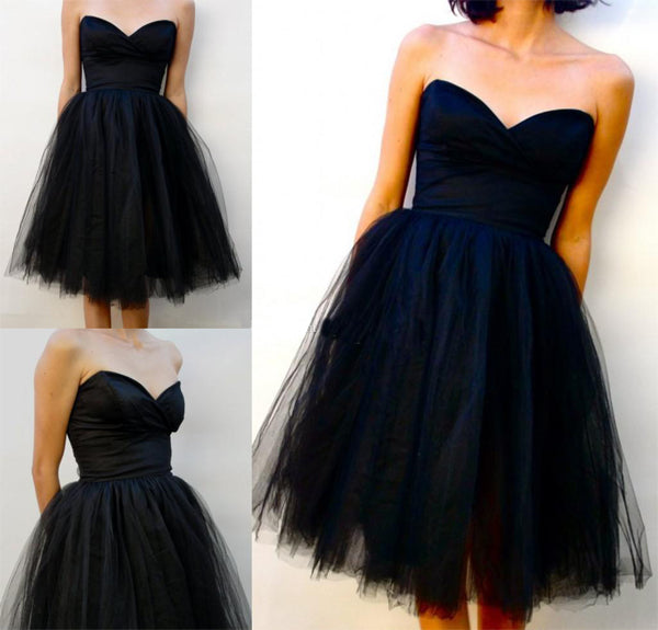 Sweetheart Off Shoulder Tulle Homecoming Dresses,Short Prom Dress, SH270