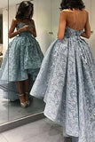 Ball Gown Lace Short Prom Dress, Homecoming Dress, Party Dress, SH279