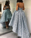 Ball Gown Lace Short Prom Dress, Homecoming Dress, Party Dress, SH279