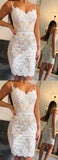 New Arrival Sweetheart Mermaid Lace Homecoming Dresses Short Party Dress, SH420|simidress.com