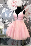 Beautiful Pink Tulle Princess Homecoming Dresses Short Prom Dress, SH538