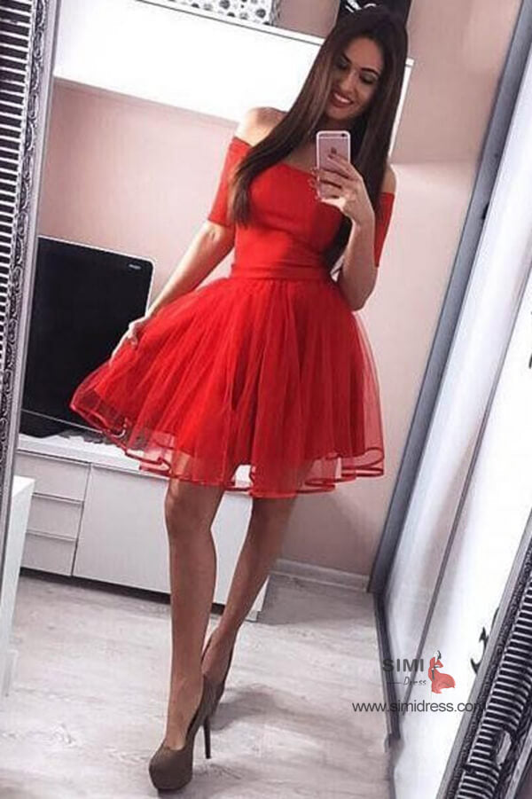 size 16 homecoming dresses for sale LaDivine CD0132 Short Lace Off Shoulder Homecoming Dress