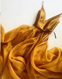 Simidress.com offer Beautiful Simple A-line V-neck Spaghetti Straps Prom Dresses Evening Dress, SP387