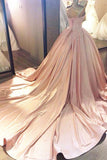 simidress.com offer Gorgeous Pink Lace Ball Gown Sweetheart Long Prom Dress, Sweet 16 Dress, SP432