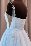 Prom dresses 2020, party dresses, light blue prom dresses|www.simidress.com