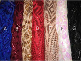 Sequins color swatches for long prom dresses at www.simidress.com