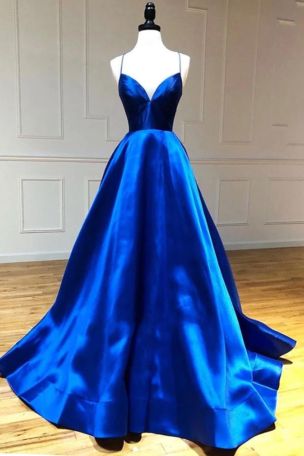 strapless open back dress Short Tight Blue La Femme Party Dress with Corset Back