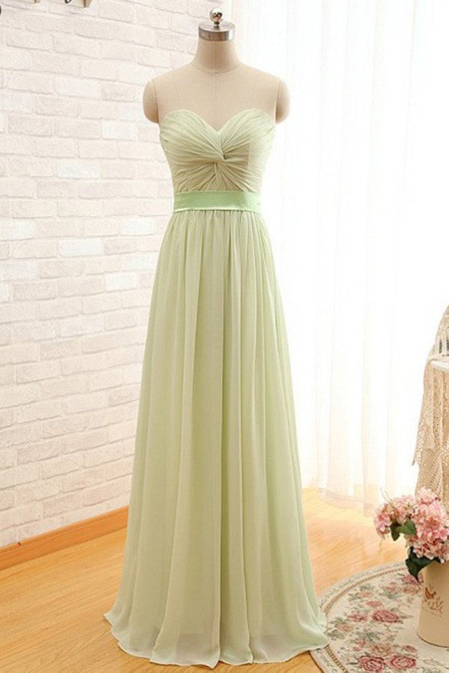 Fabulous Floor Length Sweetheart Long Prom Chiffon Dresses,Evening Dresses,SIMI336