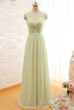 Fabulous Floor Length Sweetheart Long Prom Chiffon Dresses,Evening Dresses,SIMI336